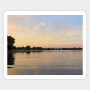 Evening Sky - Rondeau Bay, Ontario, Canada Sticker